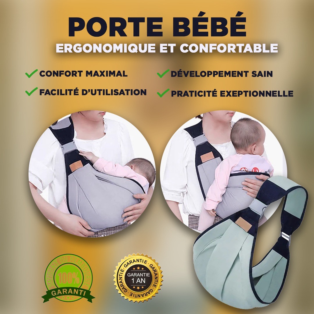 Porte-Bébé Confort Premium : Votre trésor Mérite le Meilleur ! 👶💕